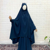 Crystal Blue Butterfly Two Pc Jilbab Set